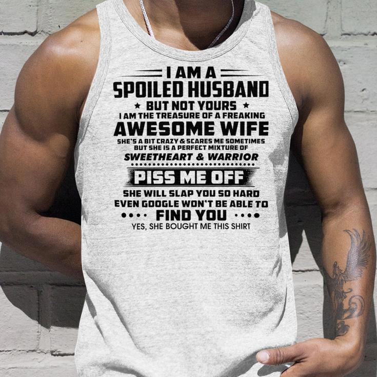 I Am A Spoiled Husband But Not Yours V2 Unisex Tank Top Gifts for Him