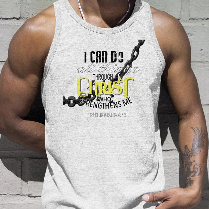 I Can Do All Things Through Christ Philippians 413 Bible Unisex Tank Top Gifts for Him