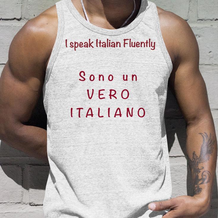 I Speak Italian Fluentlylanguage Italian Unisex Tank Top Gifts for Him