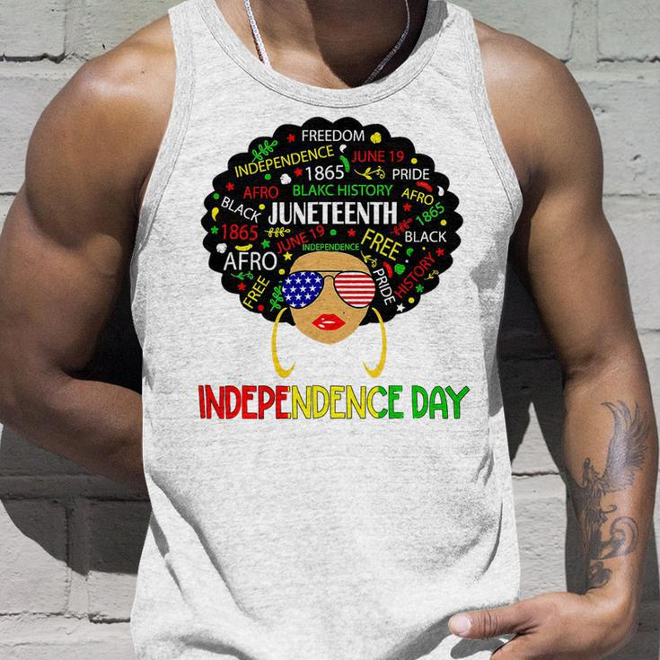 Is My Independence Day Black Women 4Th Of July Juneteenth T-Shirt Unisex Tank Top Gifts for Him