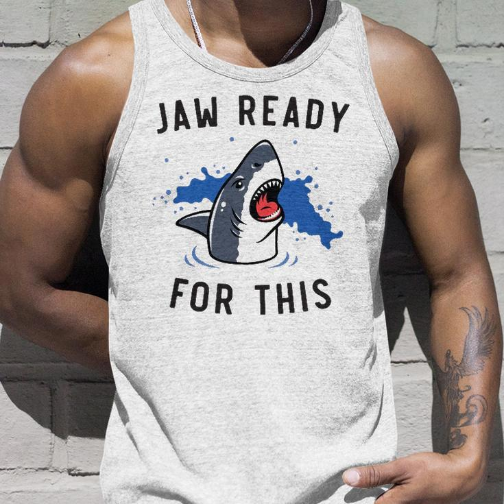 Jaw Ready For This Shark Lovers Gift Unisex Tank Top Gifts for Him