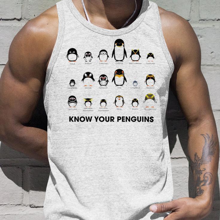 Know Your Penguins Unisex Tank Top Gifts for Him