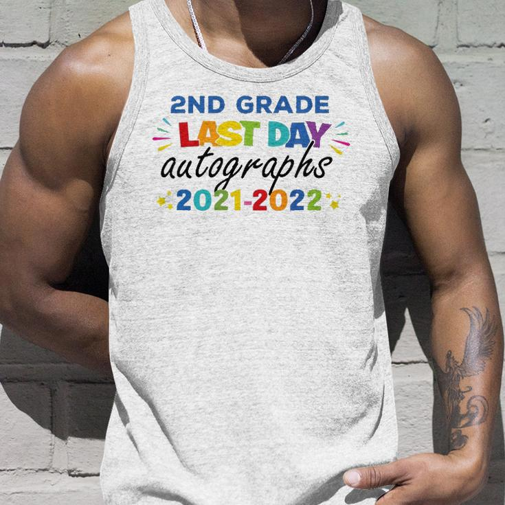 Last Day Autographs For 2Nd Grade Kids And Teachers 2022 Education Tank Top Gifts for Him