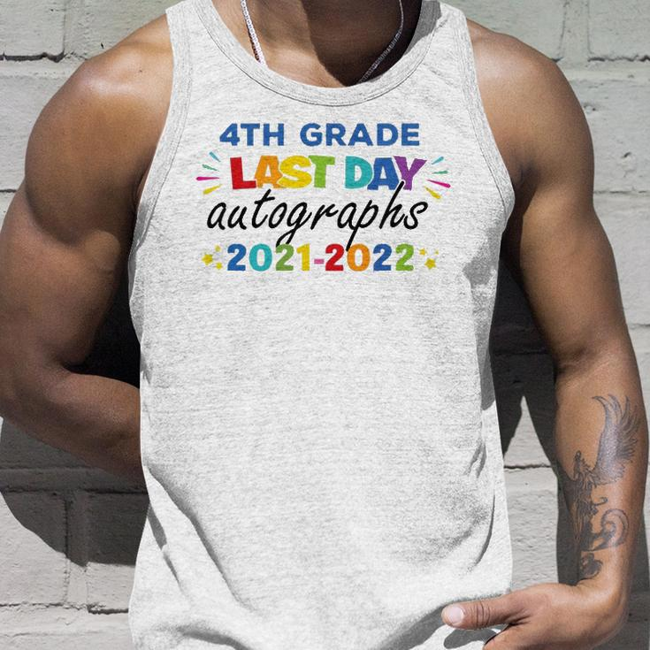 Last Day Autographs For 4Th Grade Kids And Teachers 2022 Last Day Of School Tank Top Gifts for Him
