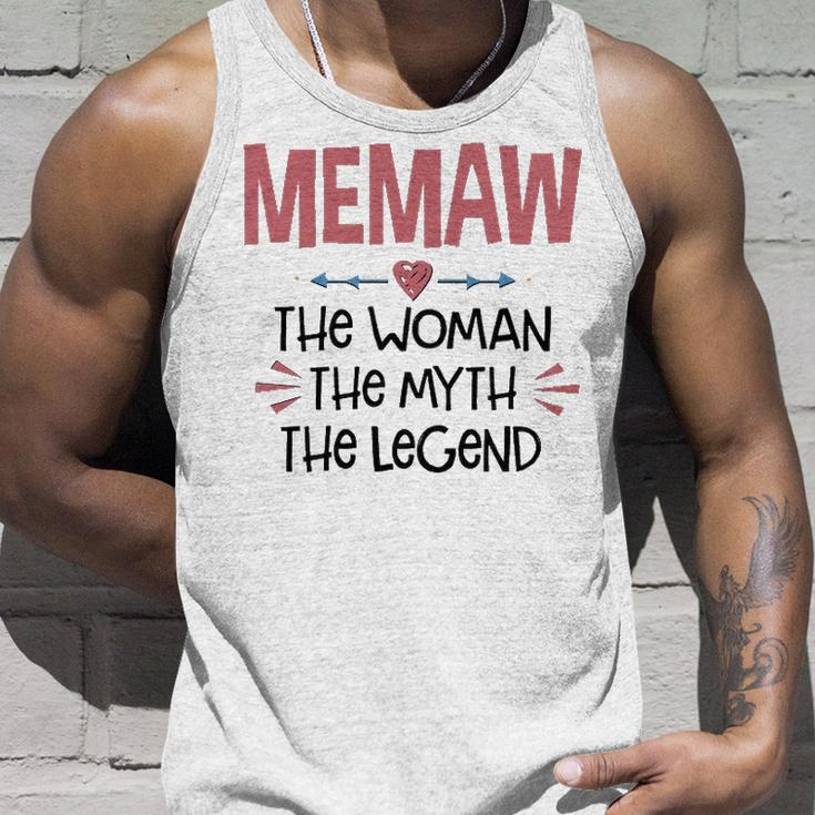 Memaw Grandma Gift Memaw The Woman The Myth The Legend Unisex Tank Top Gifts for Him
