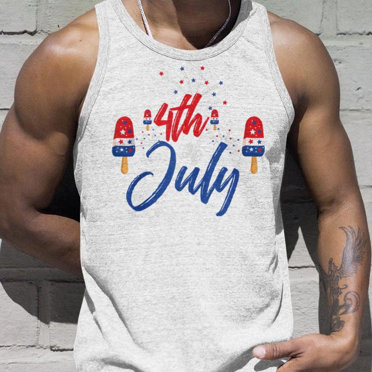 Memorial Day 4Th Of July Holiday Patriotic Ice Cream V2 Unisex Tank Top Gifts for Him