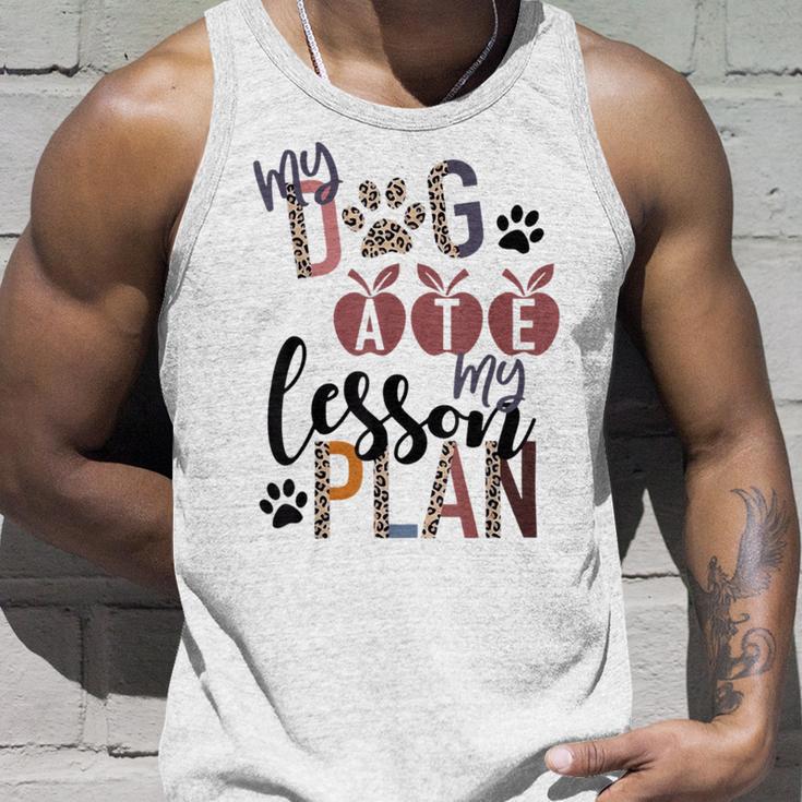 My Dog Ate My Lesson Plans Unisex Tank Top Gifts for Him