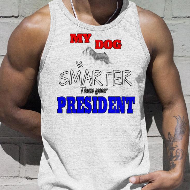 My Dog Is Smarter Than Your President Unisex Tank Top Gifts for Him