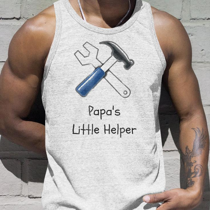 Papas Little Helper Handy Tools Kids Unisex Tank Top Gifts for Him