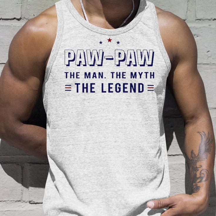 Paw Paw Grandpa Gift Paw Paw The Man The Myth The Legend V4 Unisex Tank Top Gifts for Him