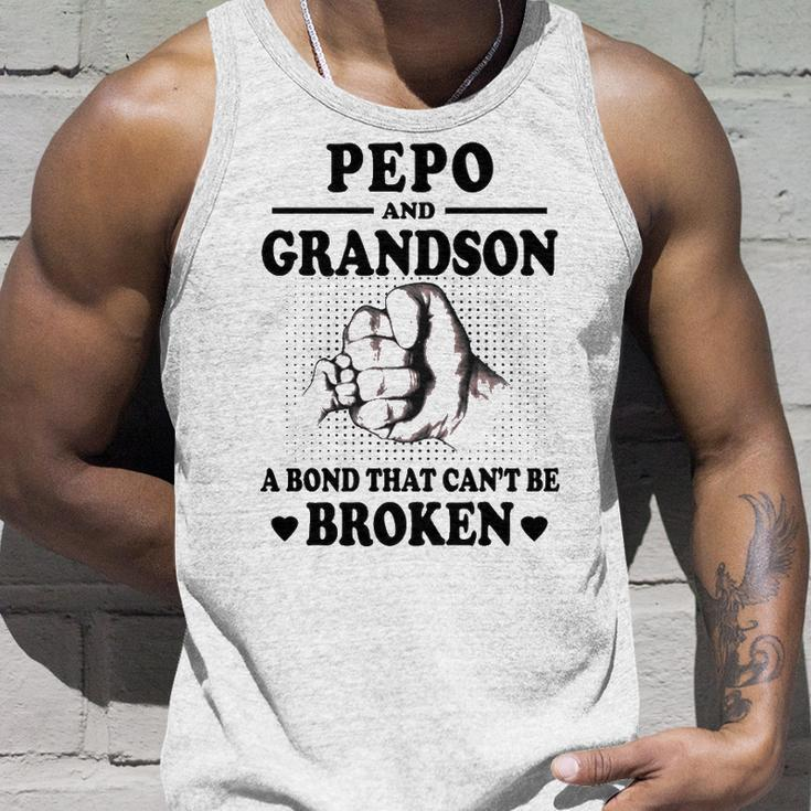 Pepo Grandpa Gift Pepo And Grandson A Bond That Cant Be Broken Unisex Tank Top Gifts for Him