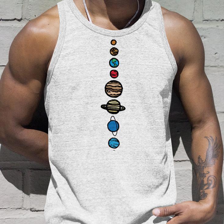 Planets Colour Unisex Tank Top Gifts for Him