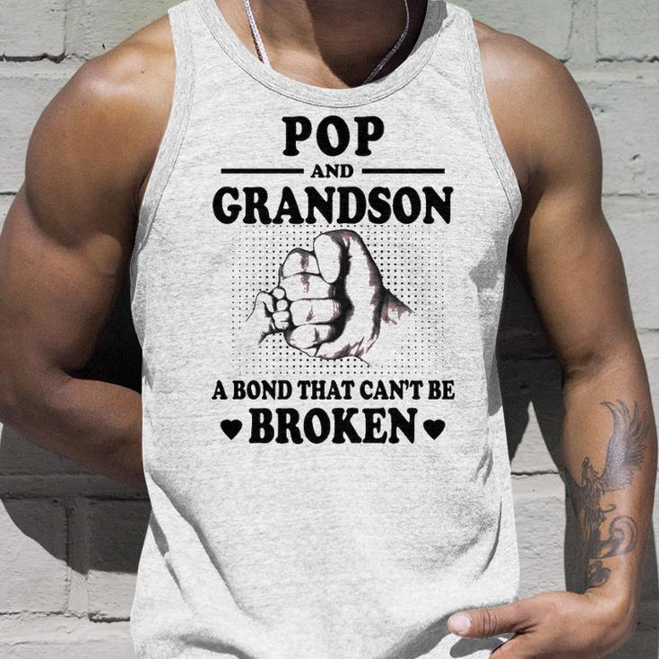 Pop Grandpa Gift Pop And Grandson A Bond That Cant Be Broken Unisex Tank Top Gifts for Him