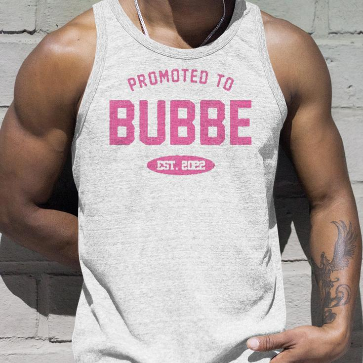Promoted To Bubbe Baby Reveal Gift Jewish Grandma Unisex Tank Top Gifts for Him