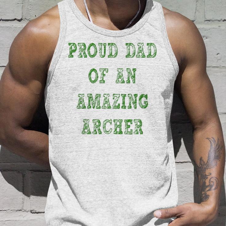 Proud Dad Of An Amazing Archer School Pride Unisex Tank Top Gifts for Him
