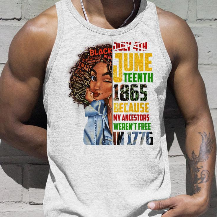 Remembering My Ancestors Junenth Black Freedom 1865 Gift Unisex Tank Top Gifts for Him