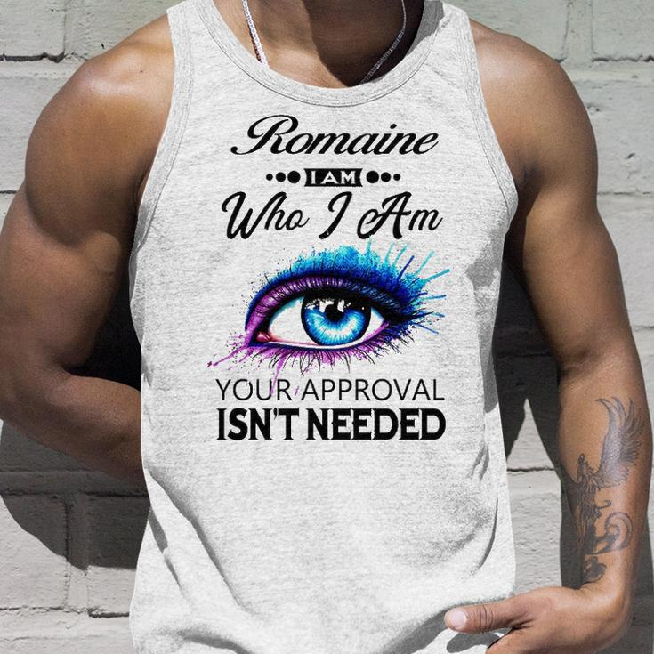 Romaine Name Gift Romaine I Am Who I Am Unisex Tank Top Gifts for Him