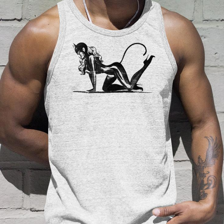 Sexy Catsuit Latex Black Cat Costume Cosplay Pin Up Girl Unisex Tank Top Gifts for Him
