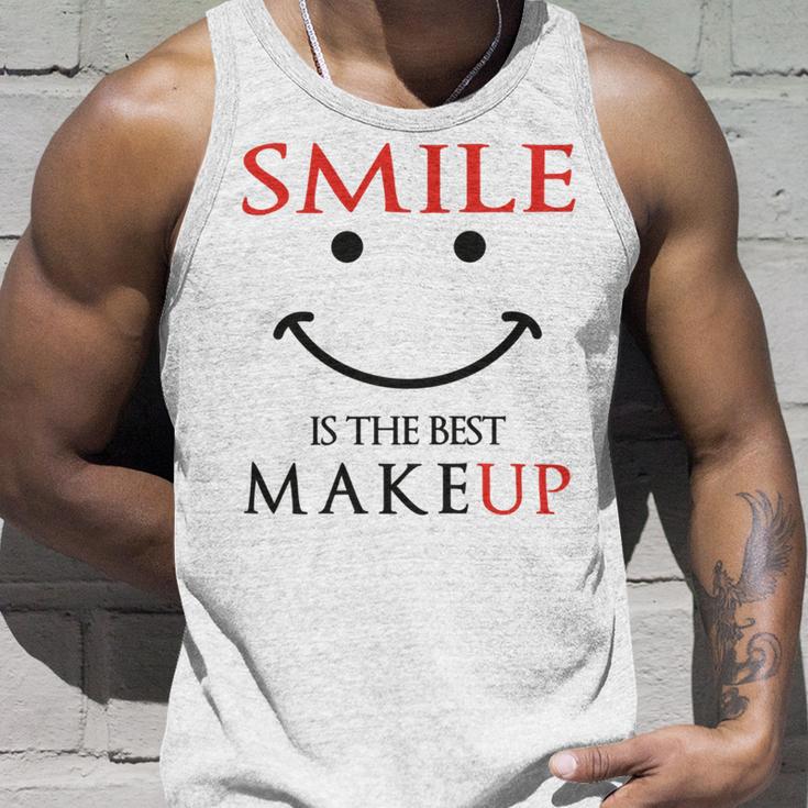 Smile Is The Best Makeup Unisex Tank Top Gifts for Him