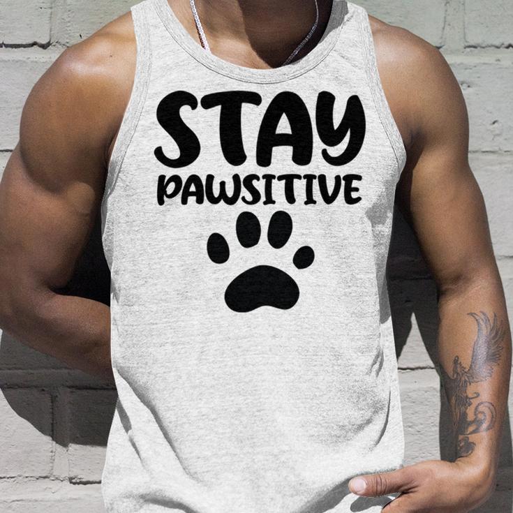 Stay Pawsitive 96 Trending Shirt Unisex Tank Top Gifts for Him