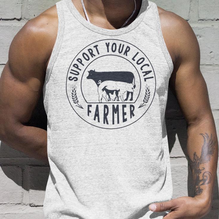 Support Your Local Farmer Unisex Tank Top Gifts for Him