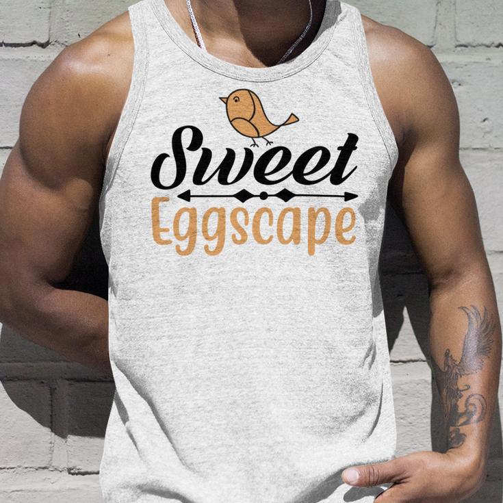 Sweet Eggscape Unisex Tank Top Gifts for Him