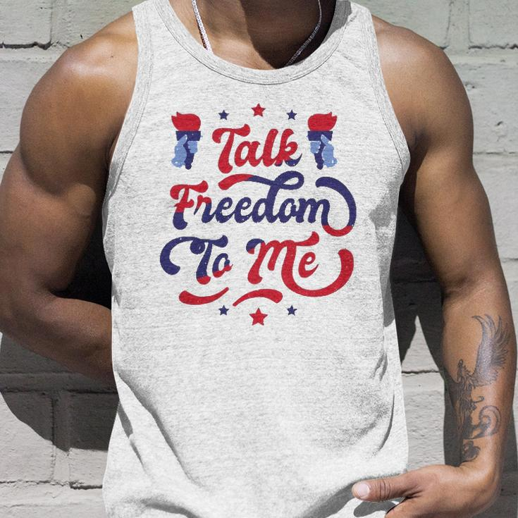 Talk Freedom To Me 4Th Of July Unisex Tank Top Gifts for Him
