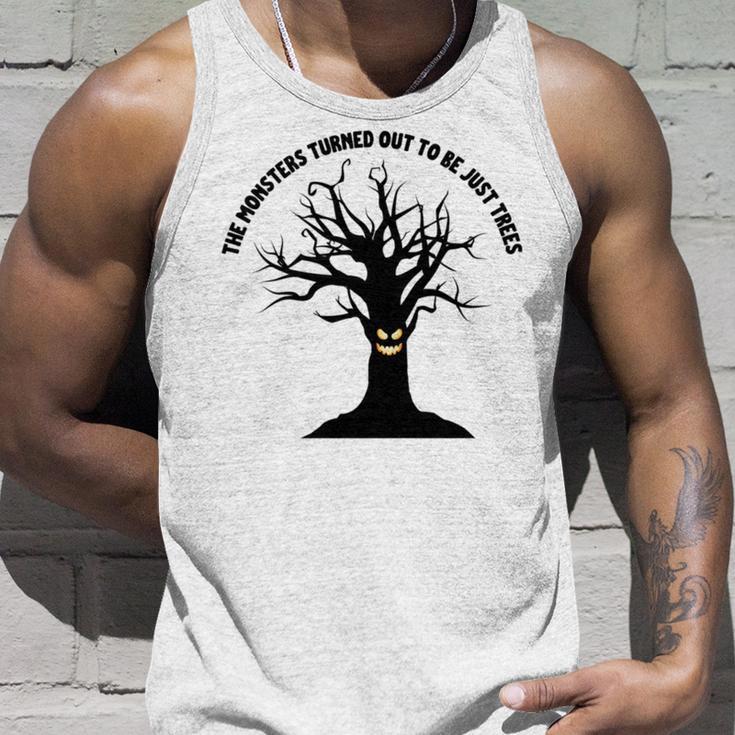 The Monsters Turned Out To Be Just Trees Unisex Tank Top Gifts for Him