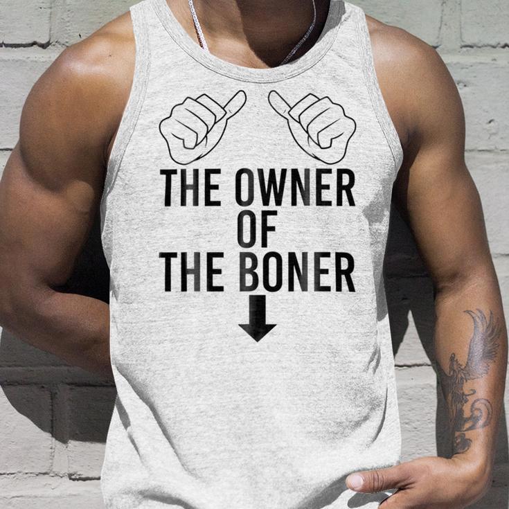 The Owner Of The Boner Unisex Tank Top Gifts for Him