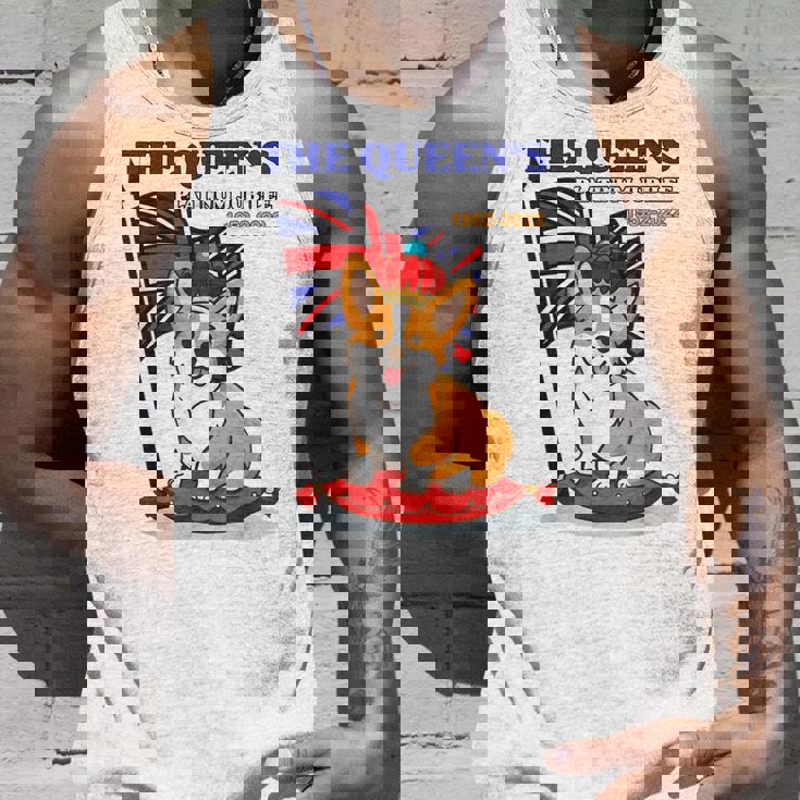 The Queen’S Platinum Jubilee 1952-2022 Corgi Union Jack Unisex Tank Top Gifts for Him