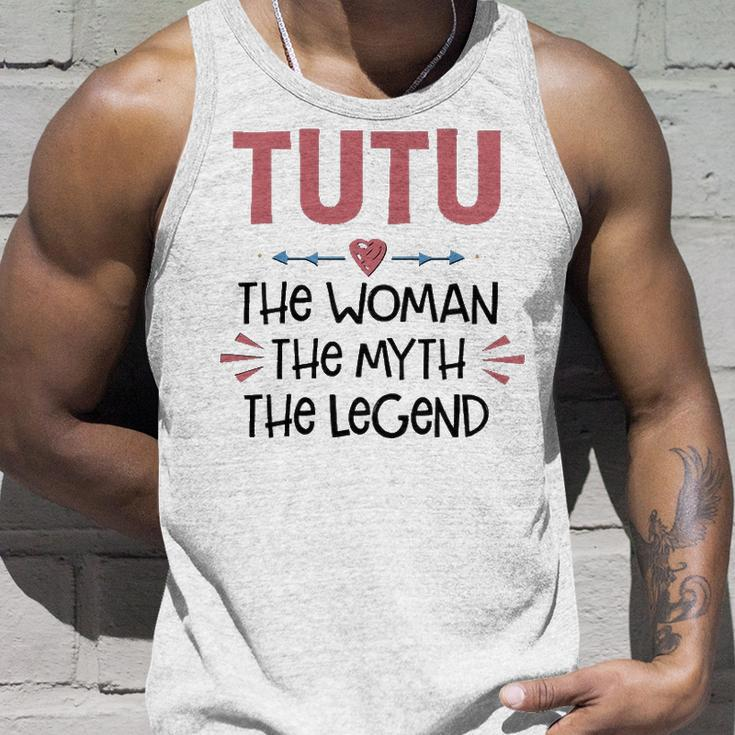 Tutu Grandma Gift Tutu The Woman The Myth The Legend Unisex Tank Top Gifts for Him