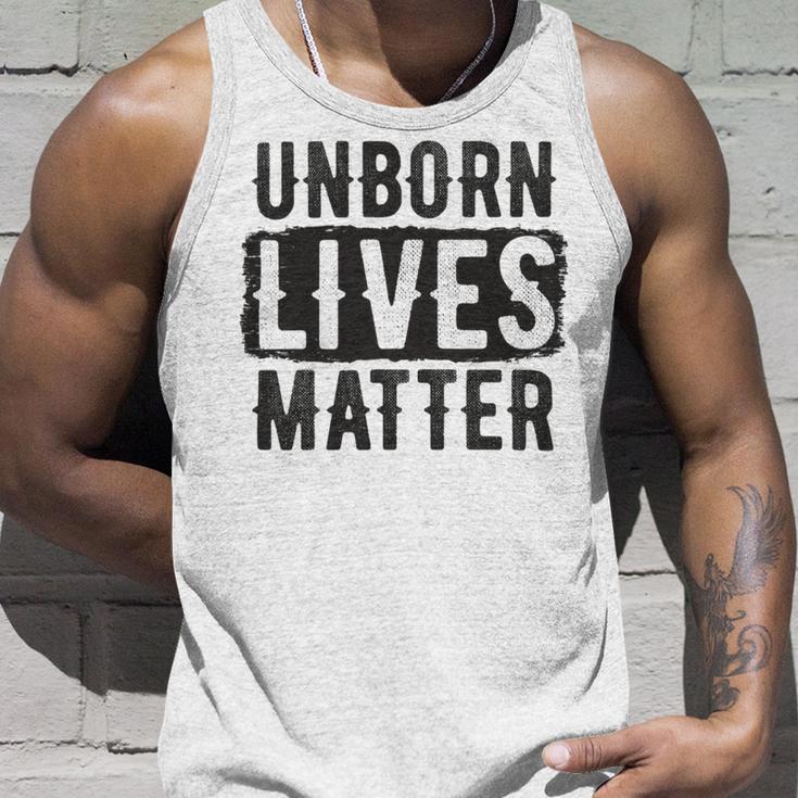 Unborn Lives Matter Unisex Tank Top Gifts for Him