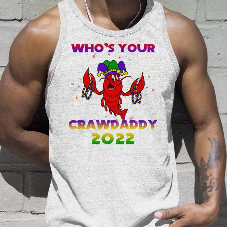 Whos Your Crawdaddy Crawfish Flag Mardi Gras Kids Men Women Unisex Tank Top Gifts for Him