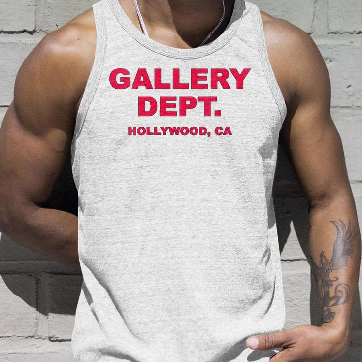 Womens Gallery Dept Hollywood Ca Clothing Brand Gift Able Unisex Tank Top Gifts for Him