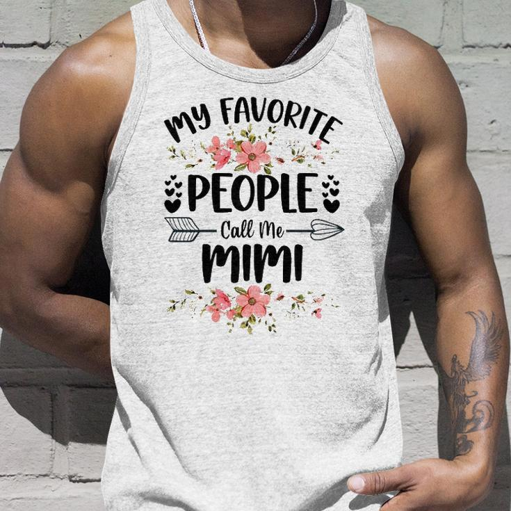 Womens My Favorite People Call Me Mimi Mothers Day Gifts Unisex Tank Top Gifts for Him