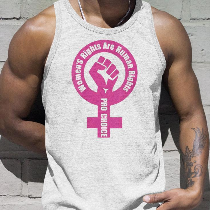 Womens Womens Rights Are Human Rights Pro Choice Unisex Tank Top Gifts for Him