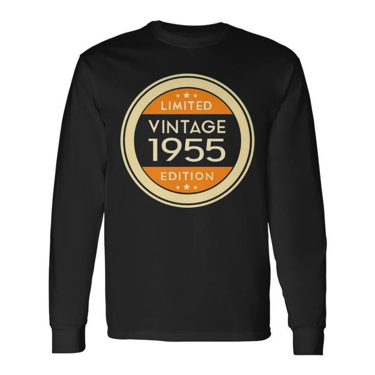 1955 Birthday 1955 Vintage Limited Edition Long Sleeve T-Shirt
