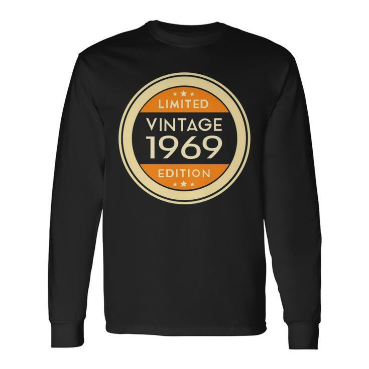 1969 Birthday 1969 Vintage Limited Edition Long Sleeve T-Shirt