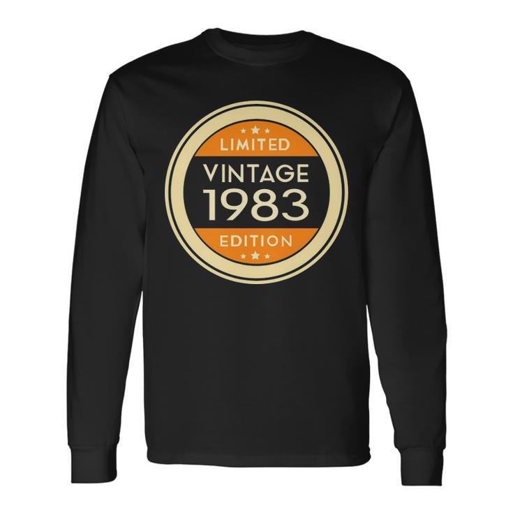 1983 Birthday 1983 Vintage Limited Edition Long Sleeve T-Shirt