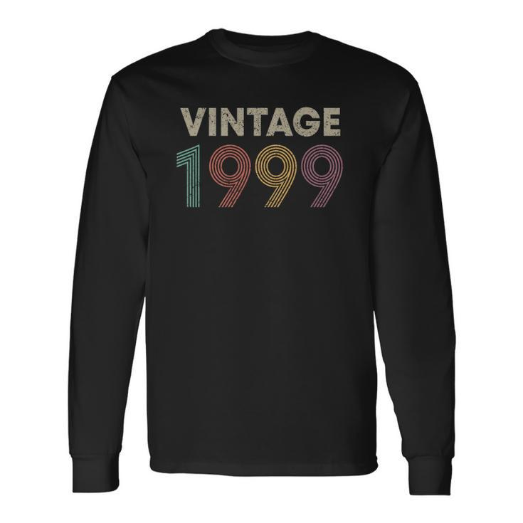 1999 Retro Vintage Birthday Long Sleeve T-Shirt