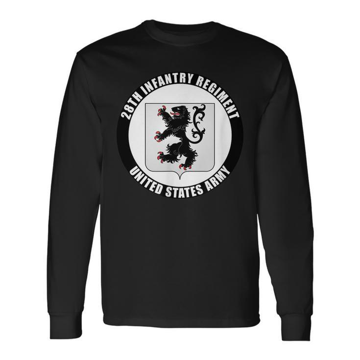 28Th Infantry Regiment United States Army Veteran Military Long Sleeve T-Shirt