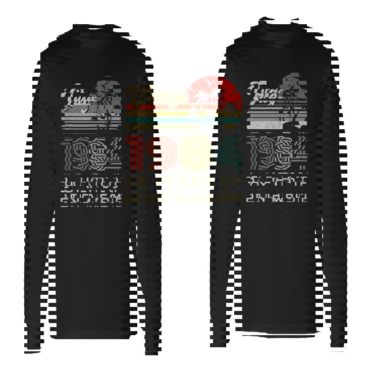 38 Years Old Birthday Vintage 1984 38Th Birthday Long Sleeve T-Shirt T-Shirt