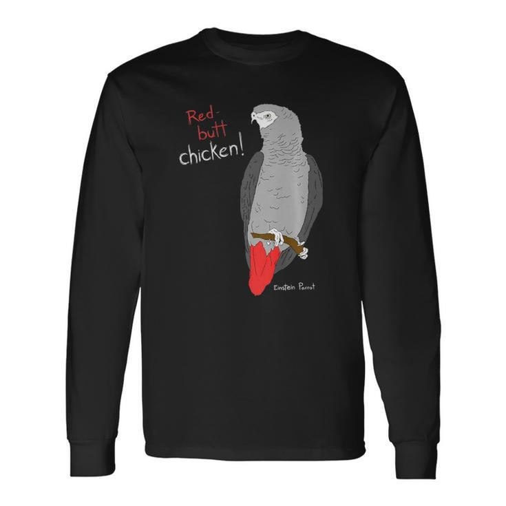 African Grey Parrot Red Butt Chicken Long Sleeve T-Shirt T-Shirt