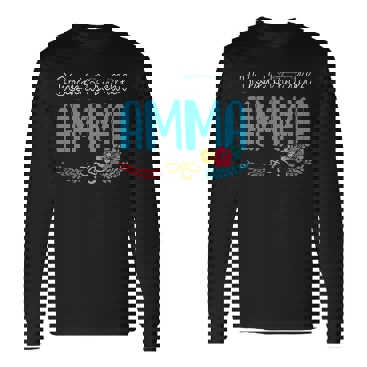 Momo Grandma Blessed To Be Called Momo Long Sleeve T-Shirt