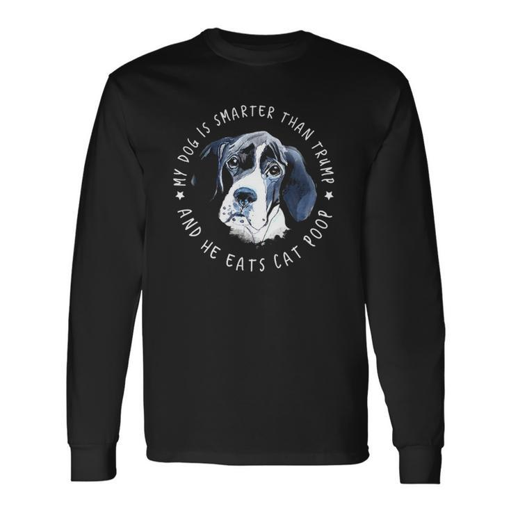 Anti Trump For Dog Lovers Long Sleeve T-Shirt T-Shirt
