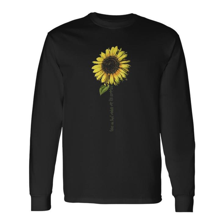 Being An Aunt Makes My Life Complete Sunflower Long Sleeve T-Shirt T-Shirt