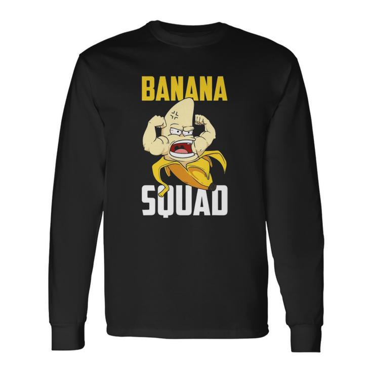 Banana Squad Bananas Fruit Costume Team Long Sleeve T-Shirt T-Shirt