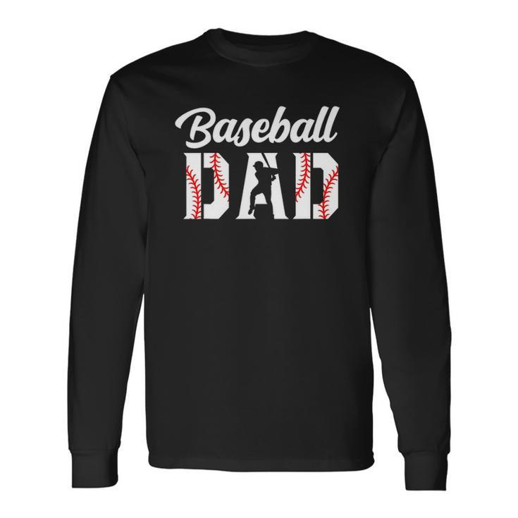 Baseball Dad Apparel Dad Baseball Long Sleeve T-Shirt T-Shirt