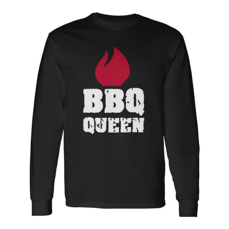 Bbq Queen Vintage Bbq Lover Long Sleeve T-Shirt T-Shirt