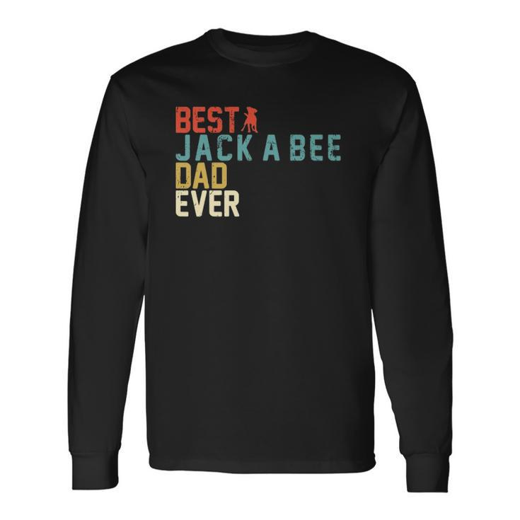 Best Jack-A-Bee Dad Ever Retro Vintage Long Sleeve T-Shirt T-Shirt